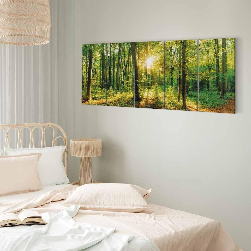 murando Akustikbild Wald Bilder Akustikschaum Hochleistungsschallabsorber Schallschutz Leinwand 5 tl