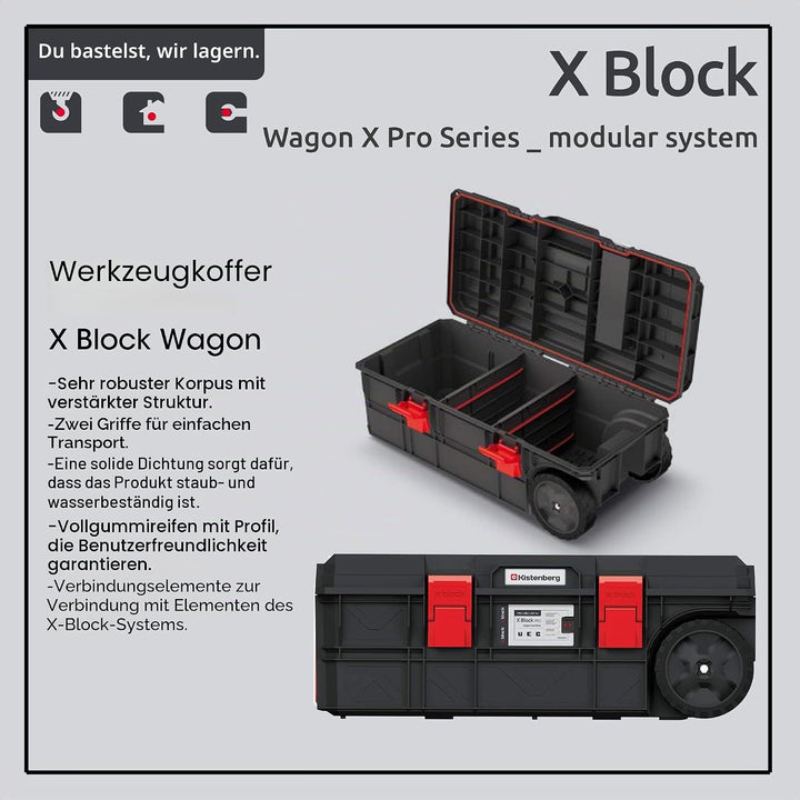 Kistenberg X-block pro wagon Werkzeugkoffer (KI008)
