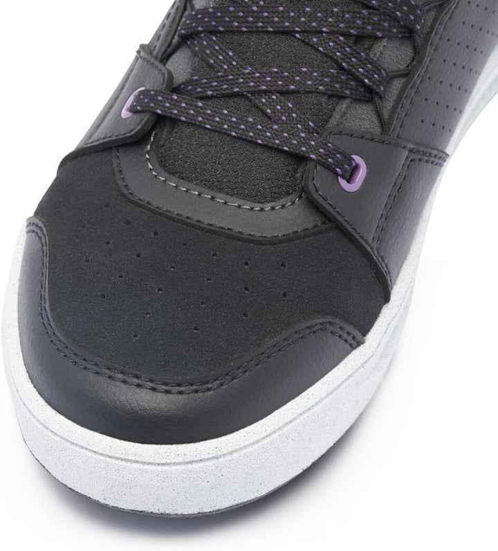 Dainese Damen Suburb D-wp Shoes Wmn wasserdichte Motorradschuhe 40 EU Schwarz Weiss Metall Lila, 40