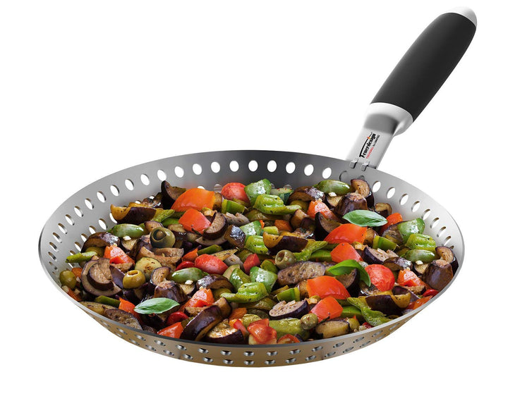 Feuerdesign Pfanne aus Edelstahl