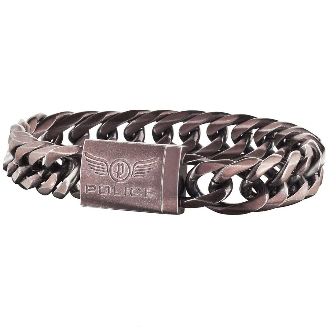 Police Herren-Kettenarmband Edelstahl PJ.25507BSEBR/02-S