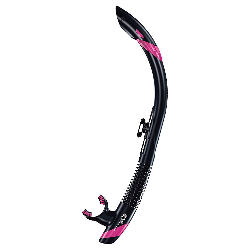 Atomic SV2 Semi Dry Schnorchel schwarz / rosa, schwarz / rosa
