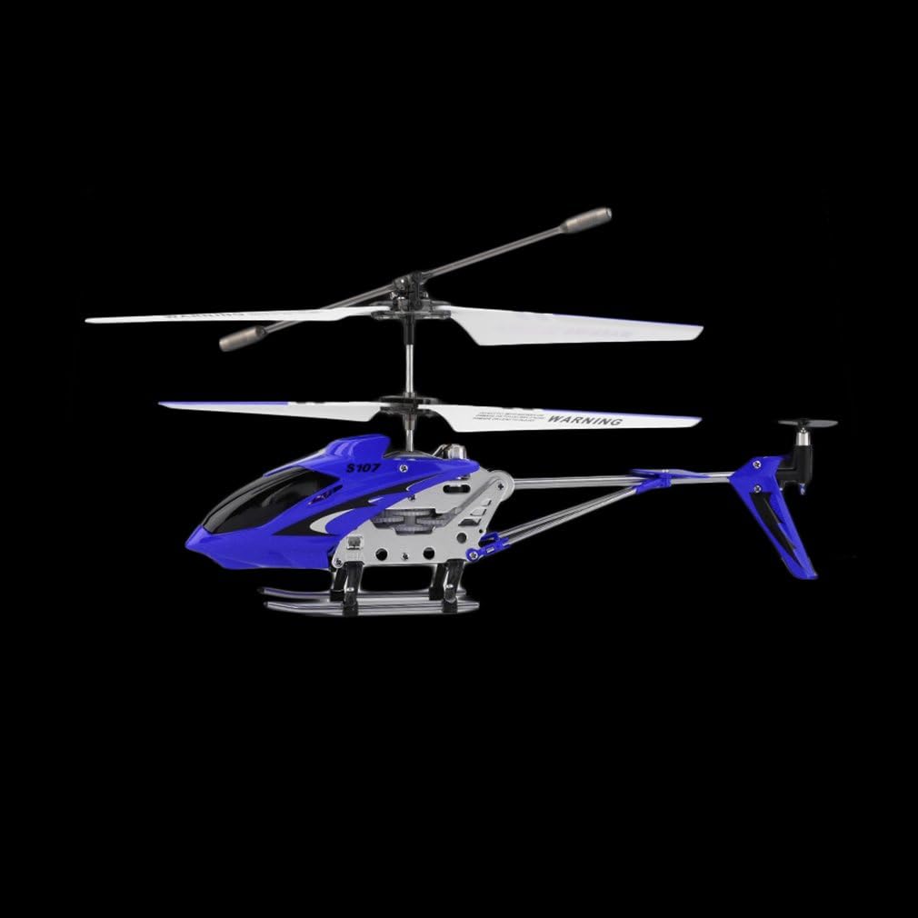 Syma S107G RC Hubschrauber 3-Kanal Infrarot mit Gyro (Blau)