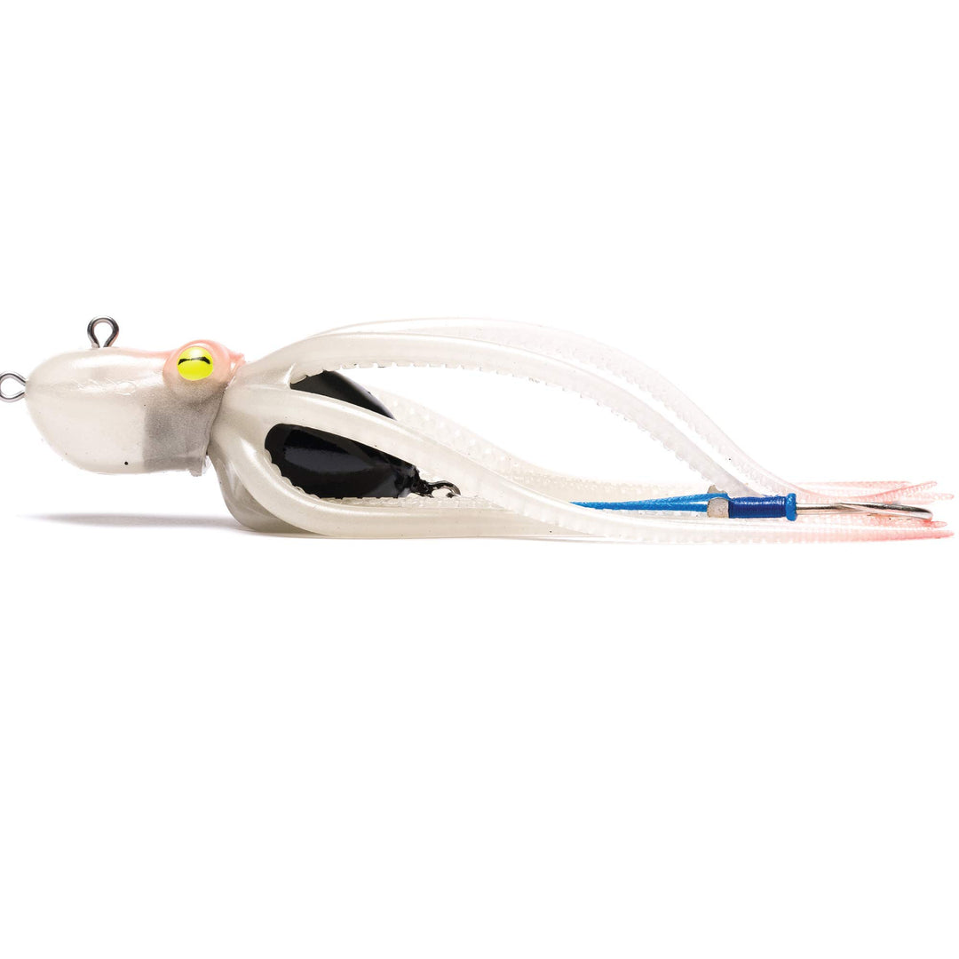 Mustad Octopus Live Jig mit Hilfshaken M-5oz - Glow Modellnummer: MIVK-M-GLO-150-1