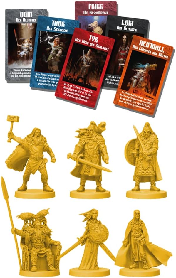 CMON | Blood Rage – Die Götter von Asgard | Erweiterung | Expertenspiel | Strategiespiel | 2-4 Spiel
