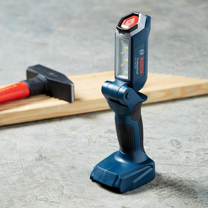 Bosch Professional 18V System Akku LED Lampe GLI 18V-300 (max. Helligkeit 300 Lumen, ohne Akkus und