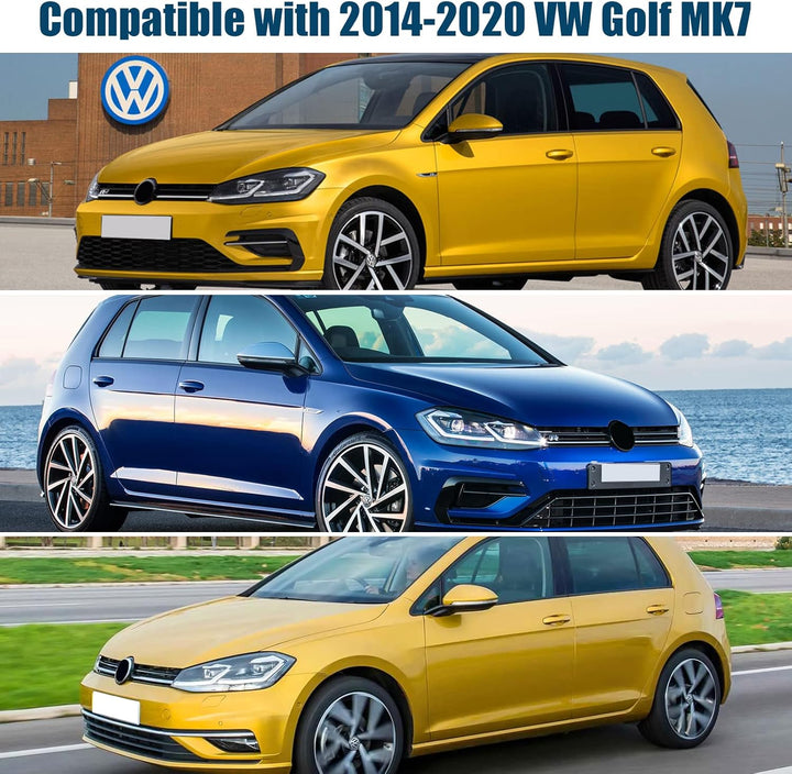 Auto Frontscheibe Sonnenschutz Ersatz für VW Golf 7 MK7 2014-2020, Faltbar Sonnenschirm Abdeckungen,