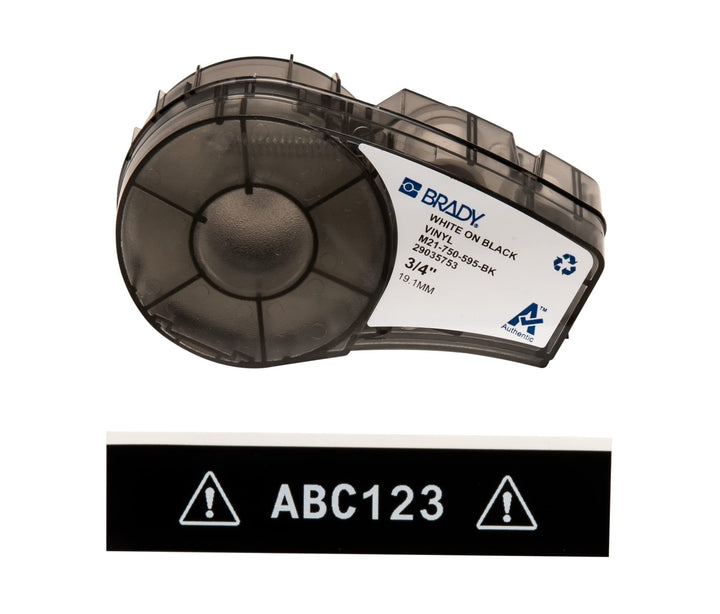 Brady Vinyl-Etiketten für Etikettendrucker M211 &amp; M210 - Vinyl-Klebe-Druckeretiketten - Industrieeti