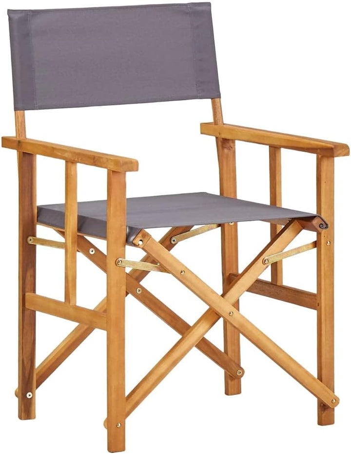 vidaXL 2X Akazienholz Massiv Regiestuhl Gartenstuhl Holzstuhl Klappstuhl Campingstuhl Stuhl Gartenmö