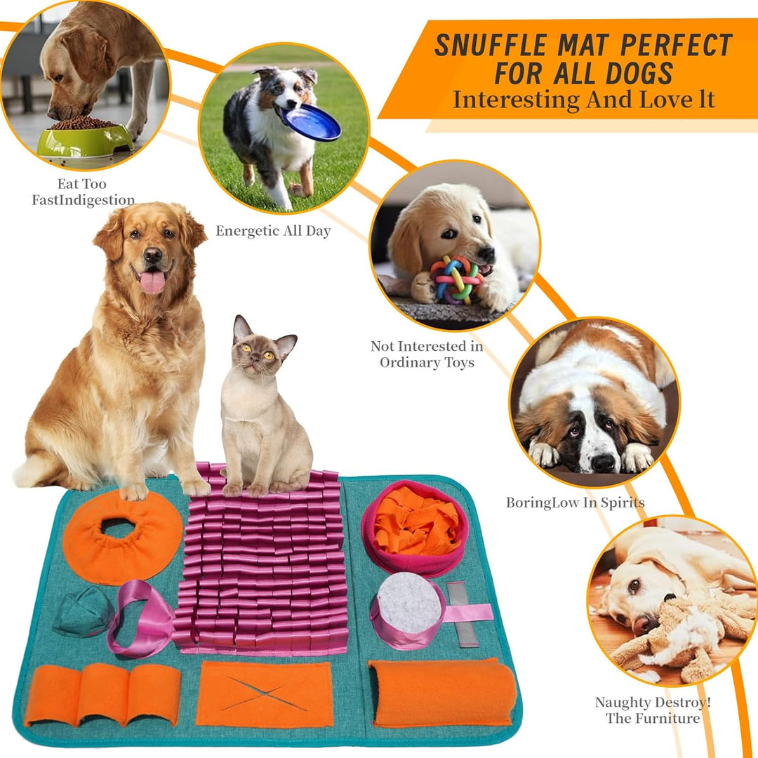 Futtermatte Trainingsmatte Hund SchnüFfelteppich Waschbar Trainingsmatte SchnüFfelteppich FüR Hunde