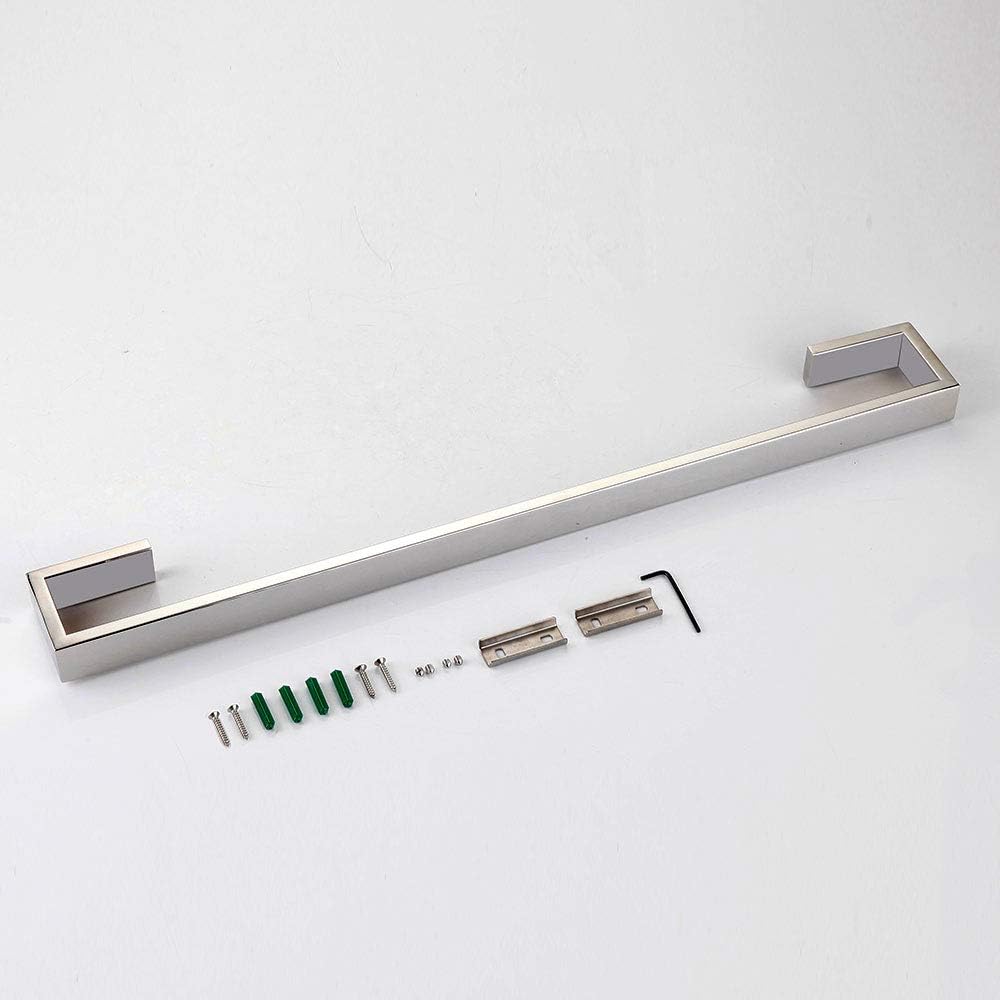 Flybath Handtuchstange Einzelschicht SUS 304 Edelstahl Stilvoller Handtuchhalter Wandmontage 60 cm,