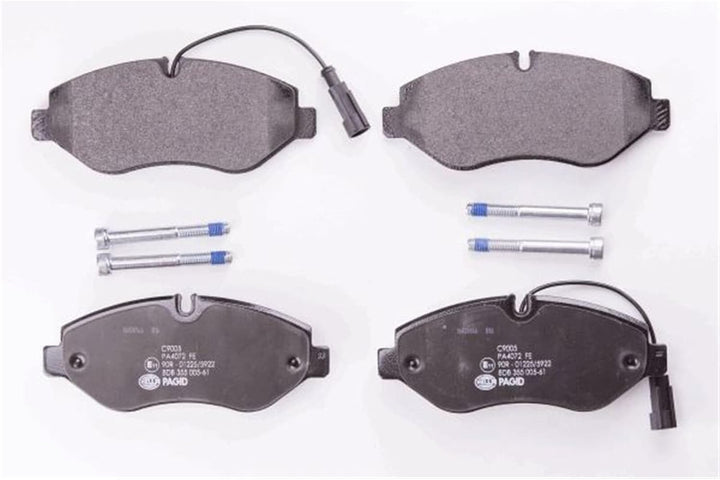 HELLA PAGID 8DB 355 005-611 Bremsbelagsatz - C9005 - Dicke/Stärke: 20.8mm - Bremssystem: Brembo - mi