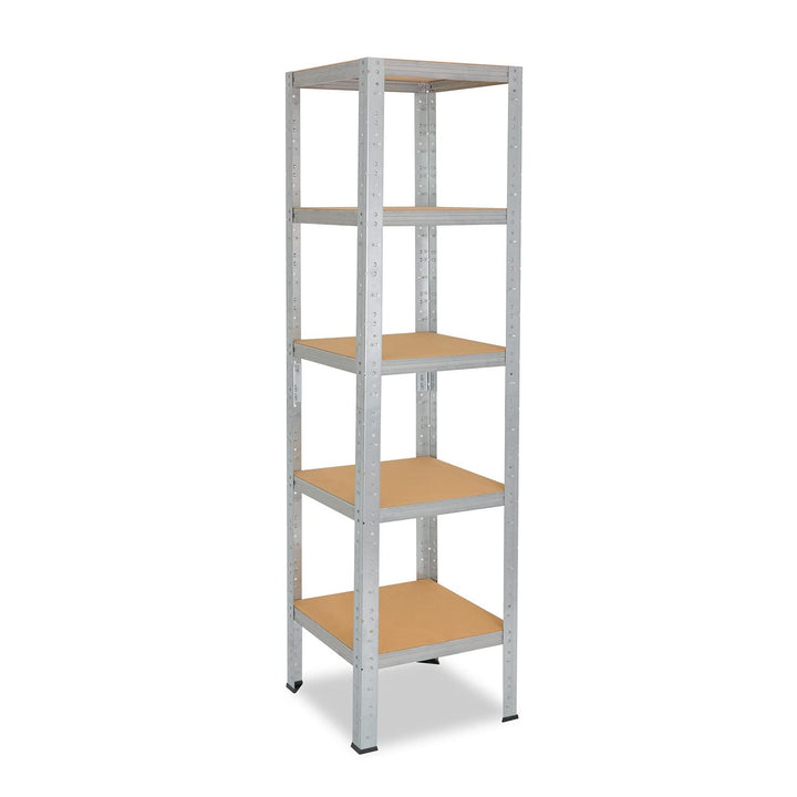 shelfplaza® 155x45x45cm Home Schwerlastregal verzinkt/Metallregal mit 5 Böden/Kellerregal Metall, Ga