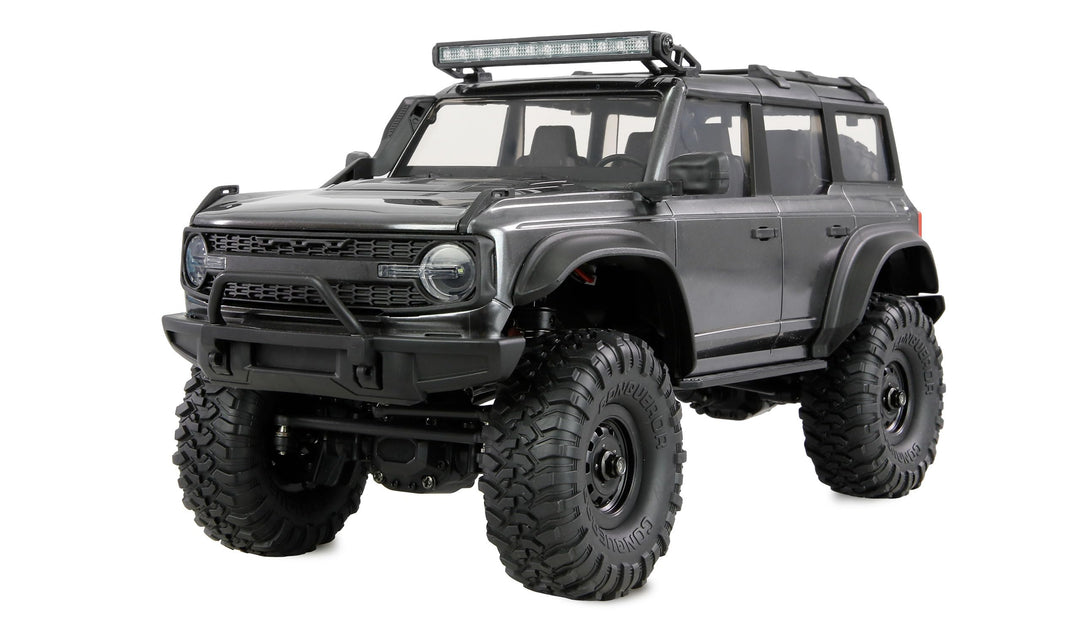 Amewi AMXRock Mini-Caballo Scale Crawler 4WD 1:16 RTR grau inkl. Fernsteuerung, Akku, Ladekabel