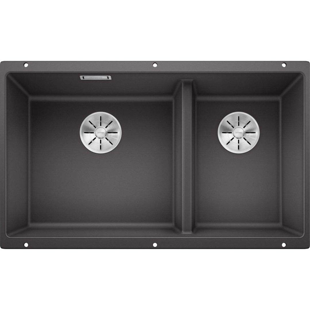 BLANCO SUBLINE 430/270-U | SILGRANIT felsgrau | Einbauart: Unterbau | Hauptbecken links | ohne Ablau