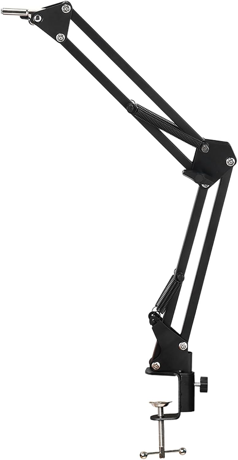 Industrieller Mikroskophalter mit Verstellbarem Mikroskoparm, 42-mm-Objektivring und Flexiblem Ständ