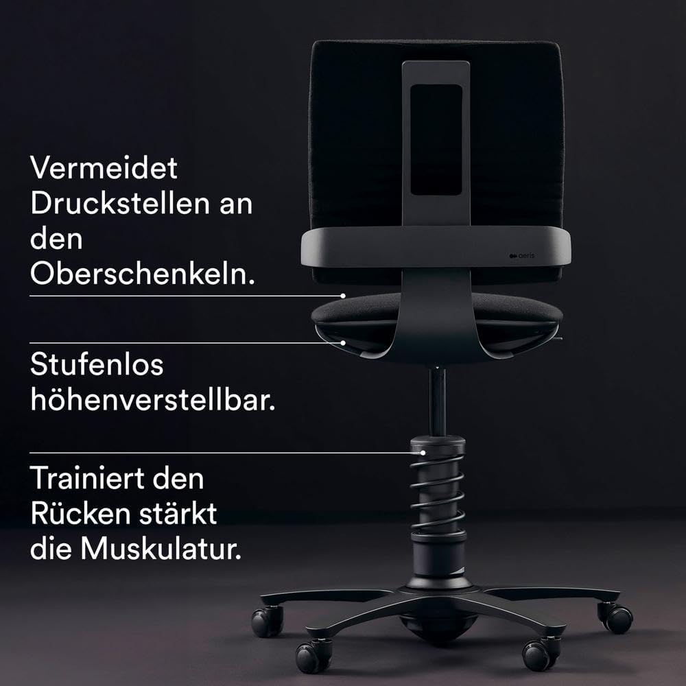 aeris 3Dee ergonomischer Bürostuhl – Schreibtischstuhl mit einzigartiger Rückenlehne – Bürostuhl ohn