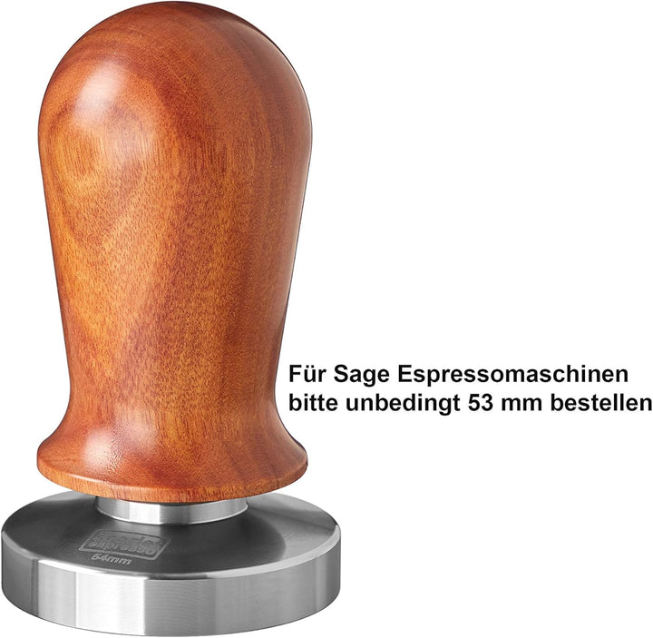 scarlet espresso | Tamper »Perfetto« für Barista; auf 35 lbs Anpressdruck kalibiriert; mit Alu- oder