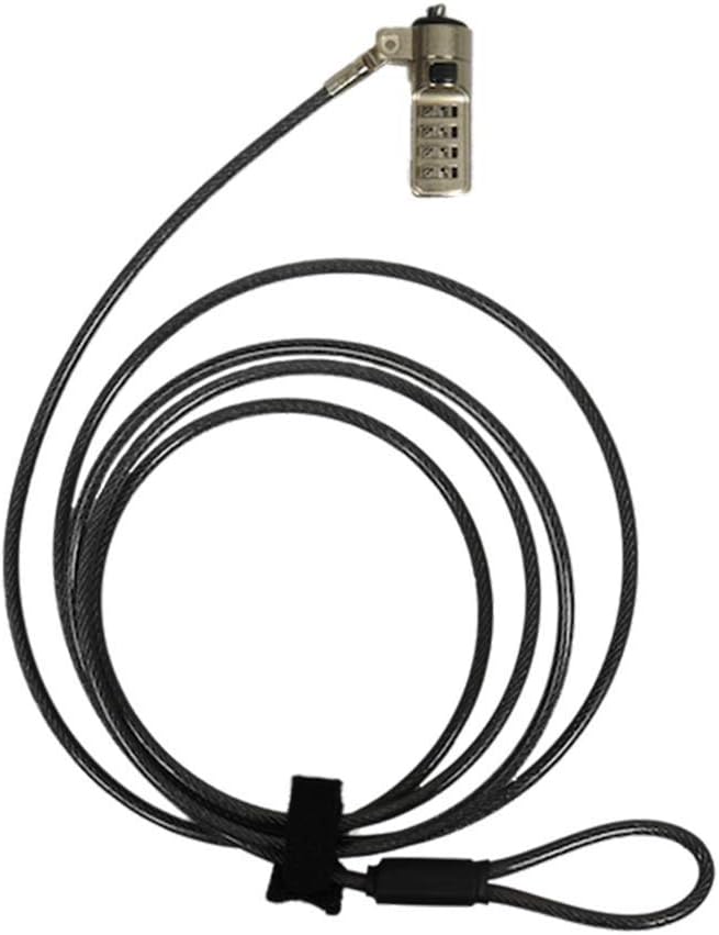 Port Designs DesignsConnect Combination Security Cable for Noble Wedge Slot (901212) Kombination, ed