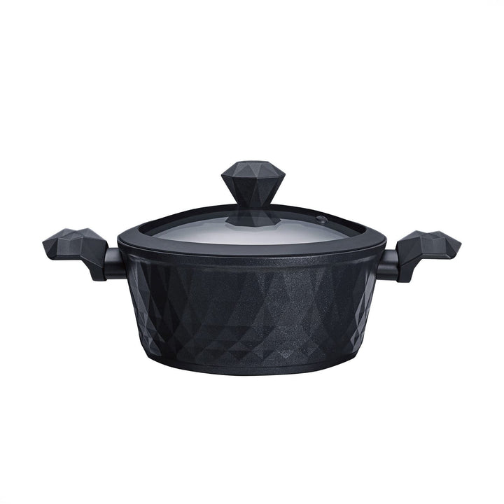 Karaca BioDiamond Beschichteter Topf Induktion - 20 cm Diamond-Beschichtung Kochtopf Induktion 2,3 L