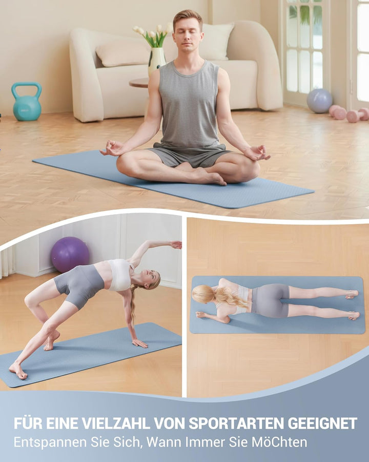 Good Nite Yogamatten Für Frauen Rutschfeste Strukturierte Oberflächen Gymnastikmatte Yoga Matte Dick