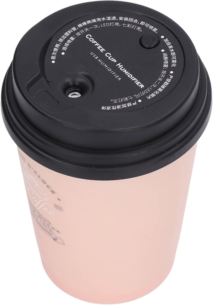 Schreibtisch-Luftbefeuchter, USB-Luftbefeuchter, 300 Ml, Kaffeetasse, Geröusc, Automatische Abschalt
