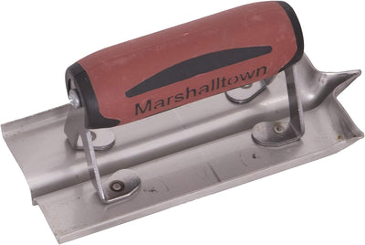 Marshalltown Nutfräse- R 6 mm, W 13 mm, T 13 mm mit Durasoft Griff, aus Edelstahl, Werkzeug für Bode