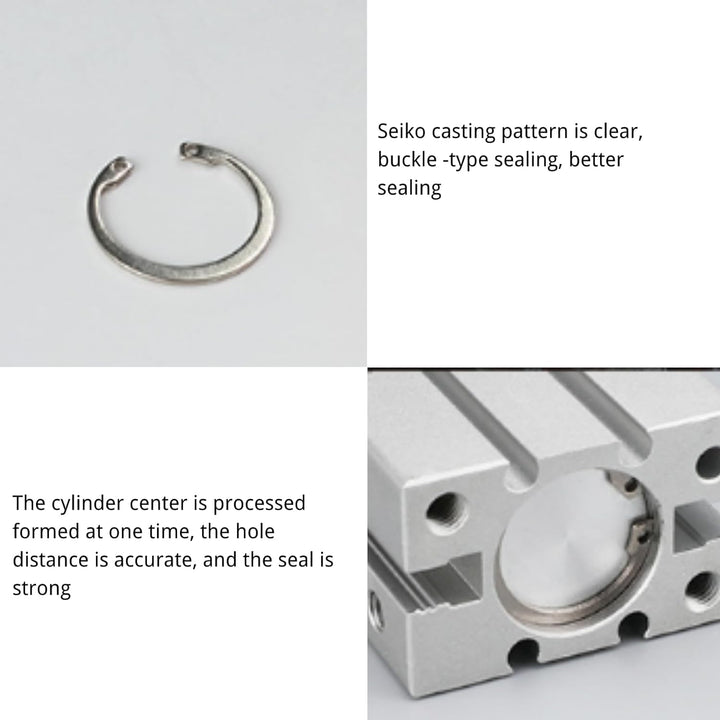 Jadeshay Parallel Greifer, MHZ2-20D 20mm Pneumatikzylinder Luftgreifer-Pneumatikzylinder Paralleler