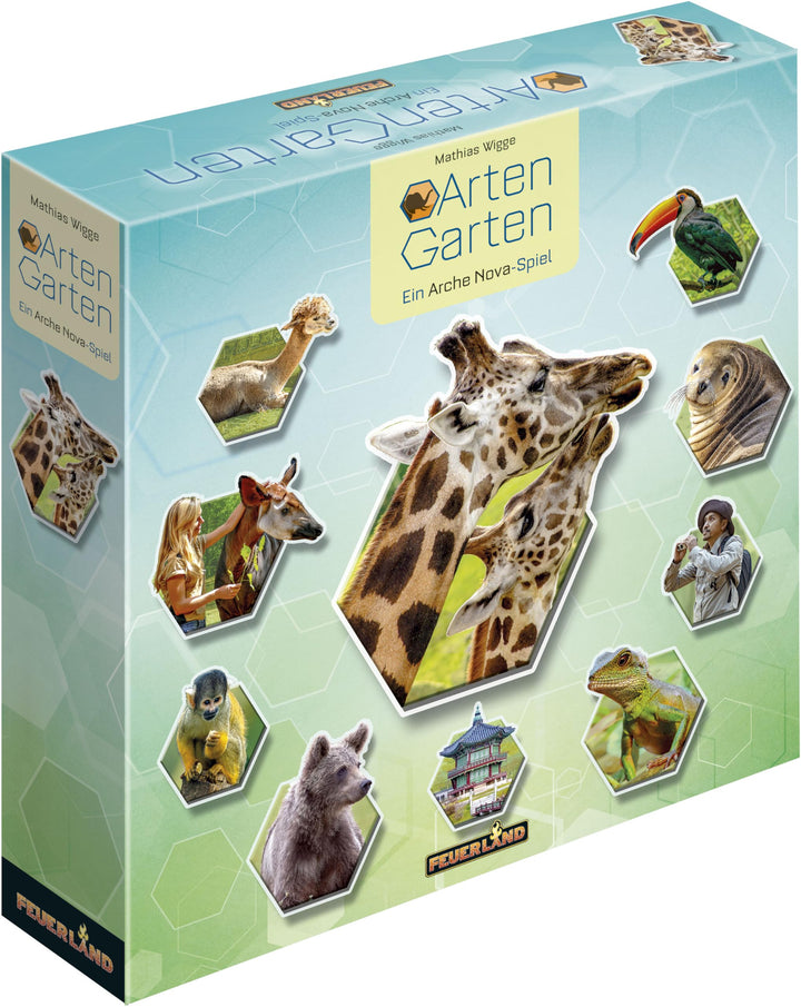 Feuerland Artengarten - Brettspiel für 1-5 Personen, Gesellschaftsspiel ab 12 Jahre, Strategie- und