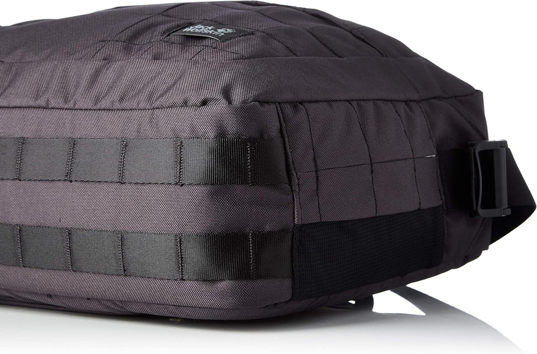 Jack Wolfskin Unisex-Erwachsene TRT Ride sac à bandoulière Umhängetasche, Schwarz (Phantom), One Siz