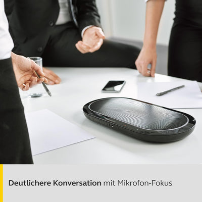 Jabra Speak 810 Konferenzlautsprecher – Microsoft-zertifizierter Lautsprecher für grosse Meetings mi