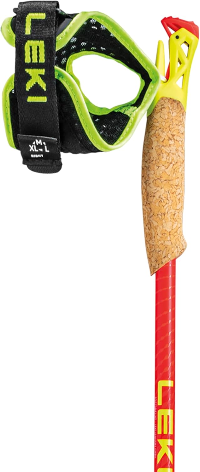 LEKI Trailrunning Stöcke Ultratrail FX.One Superlite – faltbar aus Carbon 105CM bright red-neonyello