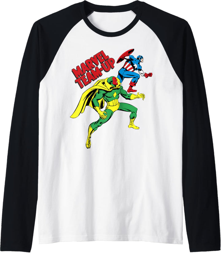 Marvel Captain America & Vision Team-Up Raglan