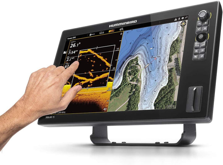 HUMMINBIRD Unisex-Adult NS-770 SOLIX 15 Chirp MEGA SI+ G3, Black, Standard