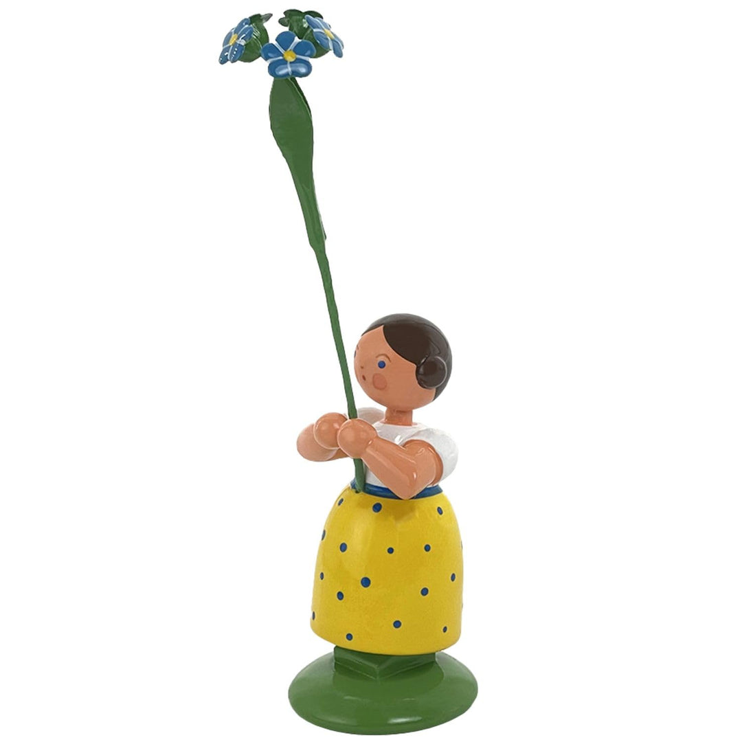 Seiffener Volkskunst Jan Legler | Wiesenblumenmädchen Blumenkinder | Handwerkskunst aus dem Erzgebir