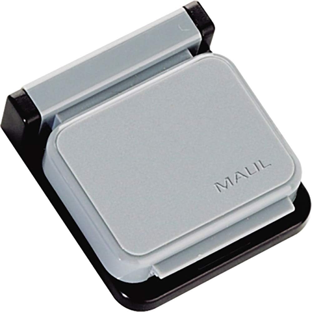 Magnetclip S, 10 St./Ktn. grau, grau
