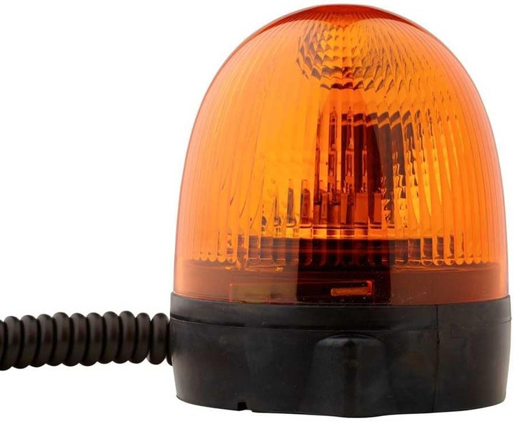 HELLA - Halogen-Rundumkennleuchte - Rota Compact - 12V - gelb - Magnetbefestigung - Kabel: 600mm - S