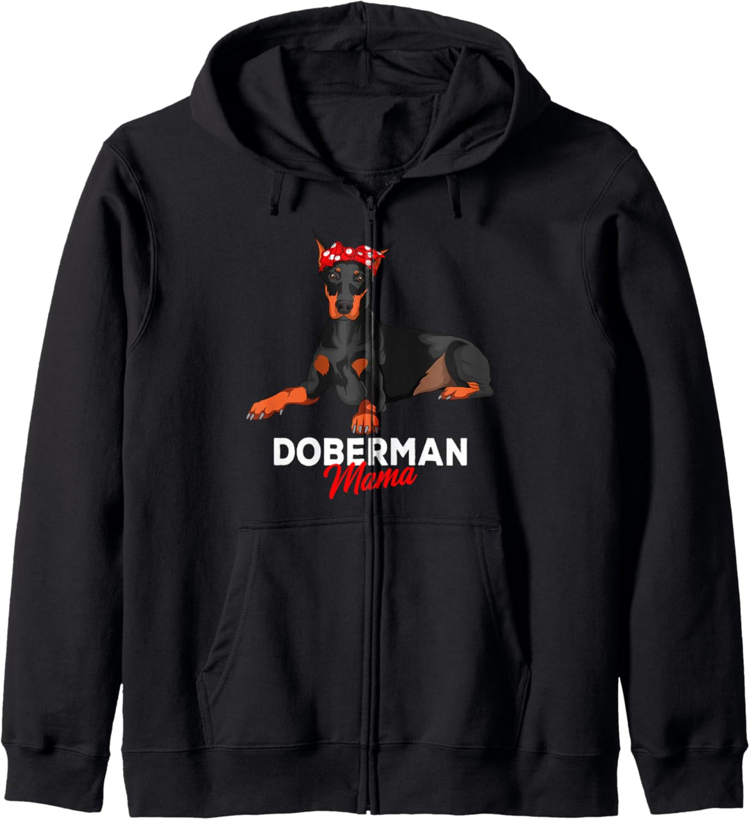 Dobermann Frauchen Doberman Mama Hunde Kapuzenjacke
