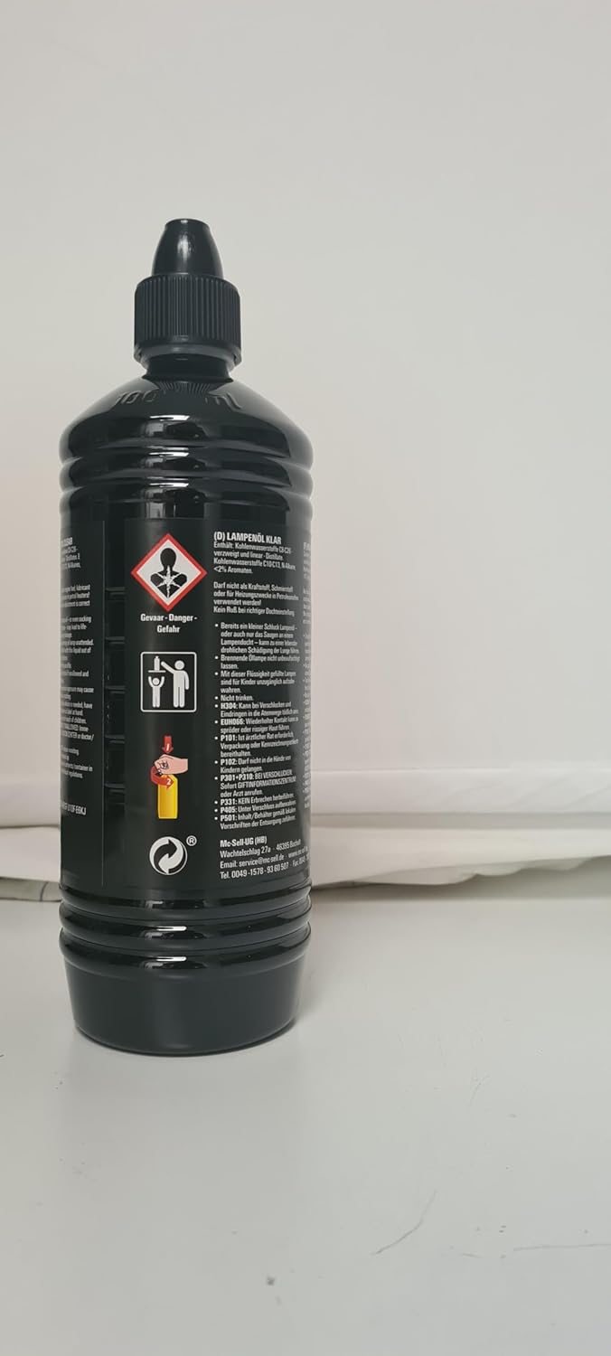 5 Liter Moritz Lampenöl für Öllampen Bambusfackeln Gartenfackel und Wandfackeln, 5 Liter