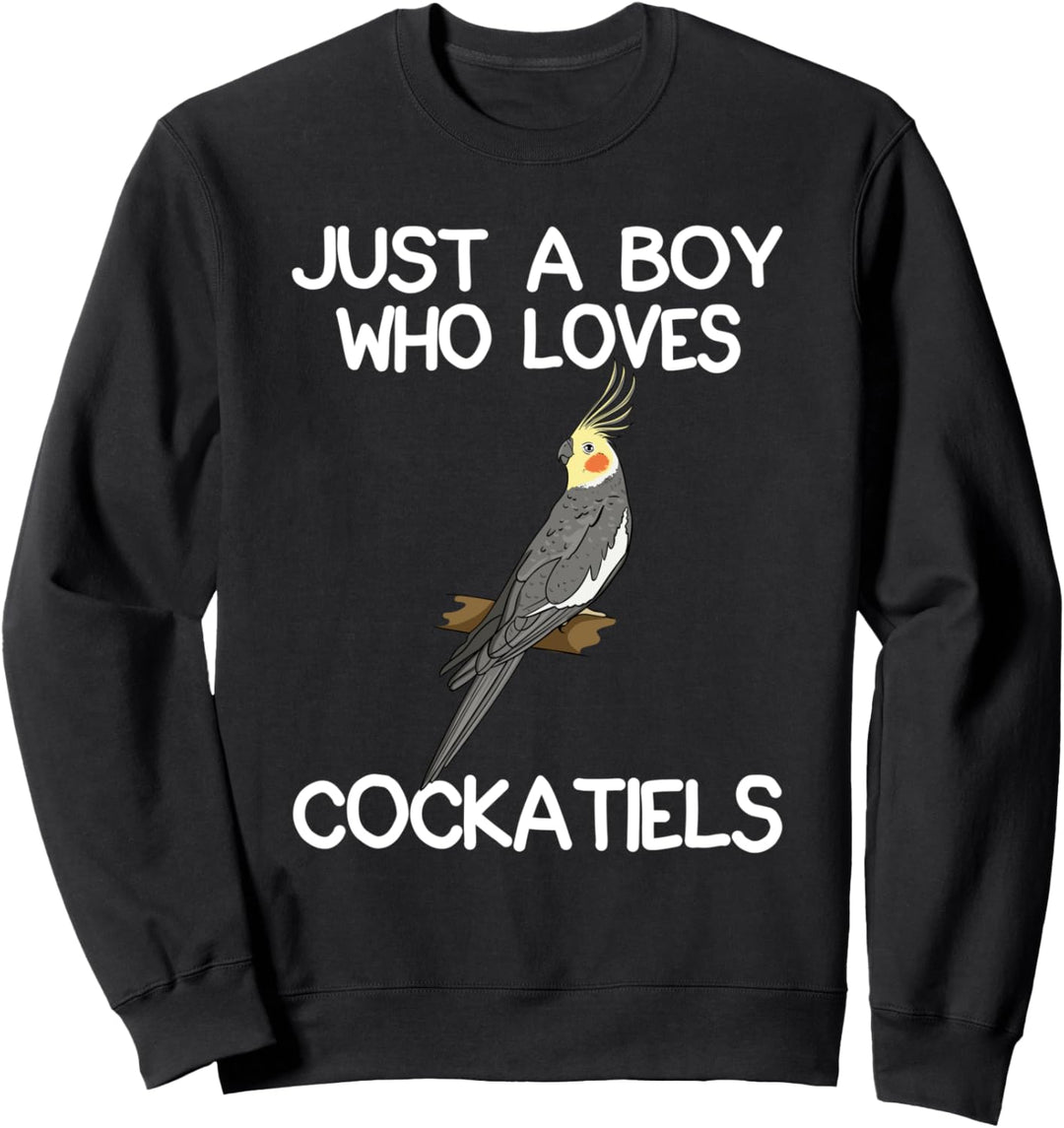 Nur ein Junge, der Nymphensittiche liebt Geschenke von Sweatshirt