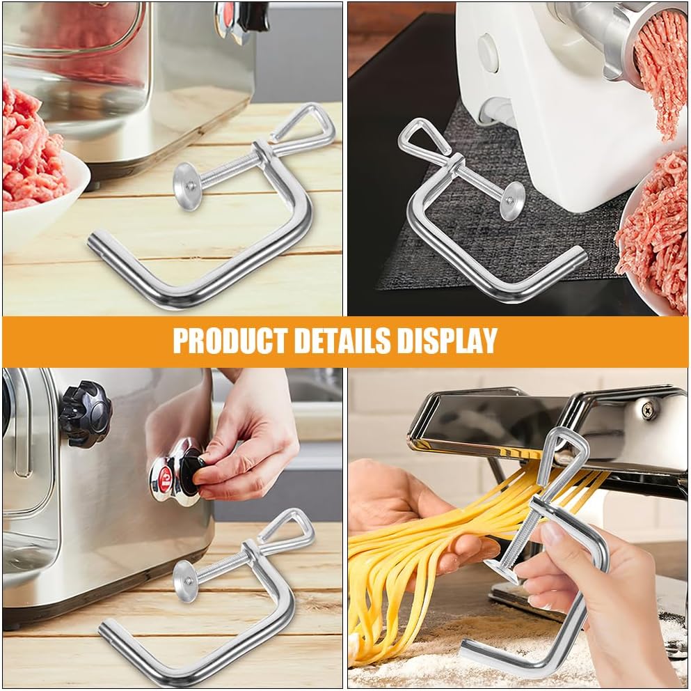 Amosfun Nudelmaschine ZubehöR Befestigungsclips Ersatzteil 2 StüCk Manuelle Pasta Maker Clip FüR Sic