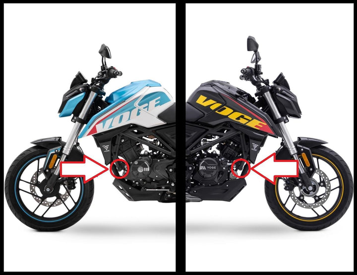 MotopoliS Crash Pads Protectors STURZPADS - VOGE 125R 125 R