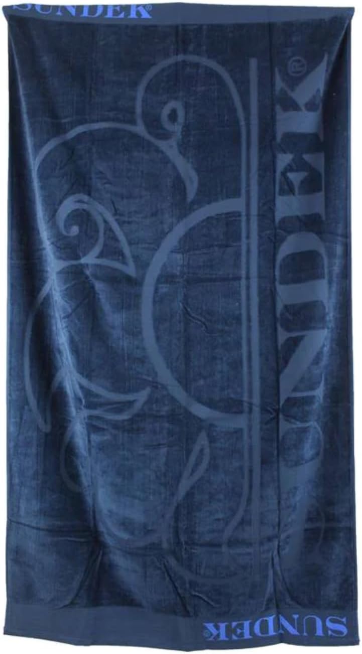 SUNDEK LOGO TOWEL BLAUES STRANDTUCH AM379ATC100000700