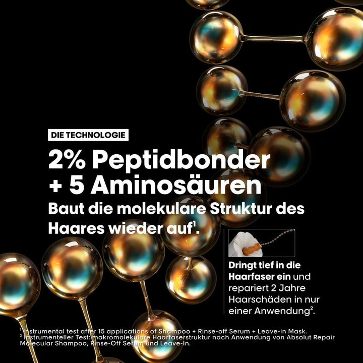 L'Oréal Professionnel Rinse-Off Serum für strukturgeschädigtes Haar, Zur molekularen Tiefenreparatur