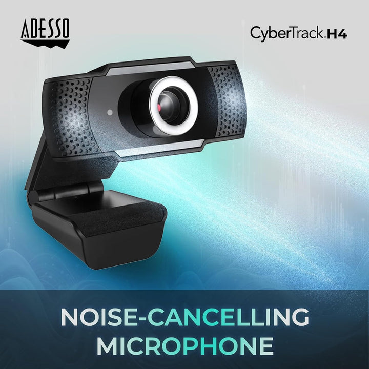 CyberTrack H4 Webcam HD 1080P inkl. Mikrofon, CYBERTRACK H4