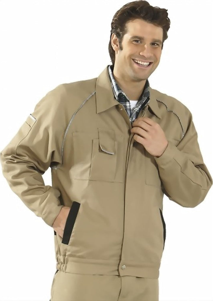Planam Unisex Canvas 320 Bundjacke Canvas 320" Grösse 50 in schwarz (1er Pack) 46 Khaki, Schwarz, 46