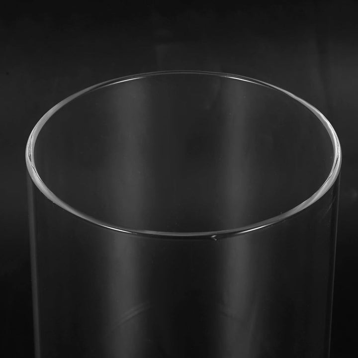 STOBAZA 2 Stück Glaszylinder Windlichtgläser mundgeblasen Glas Kerzenhalter Teelichtgläser Ersatz Zy