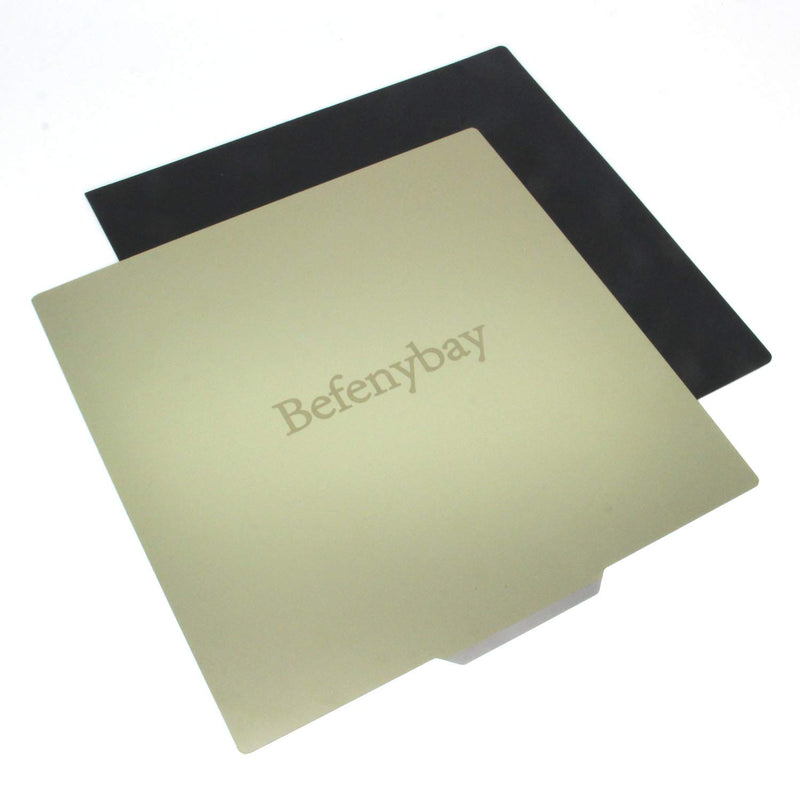 Befenybay Flexible Abnehmbare PEI-Metallblechbett Magnetische beheizte Bettauflage 250x250mm für 3D-