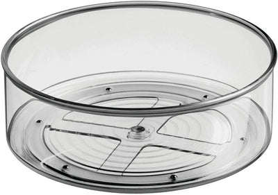mDesign 4er Set Lazy Susan Ordnungssystem für den Schreibtisch – praktischer Schreibtischorganizer m