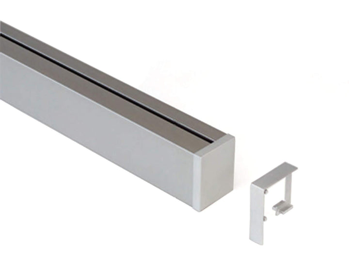 SO-TECH® Linero MosaiQ Aluprofil 1500 mm 1500 mm Edelstahlfarbig, 1500 mm Edelstahlfarbig